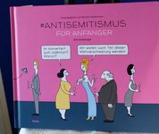 zu sehen ist das Buchcover #Antisemitismus für Anfänger, herausgegeben von Myriam Halberstam, erschiebnen beim Ariella Verlag Berlin 